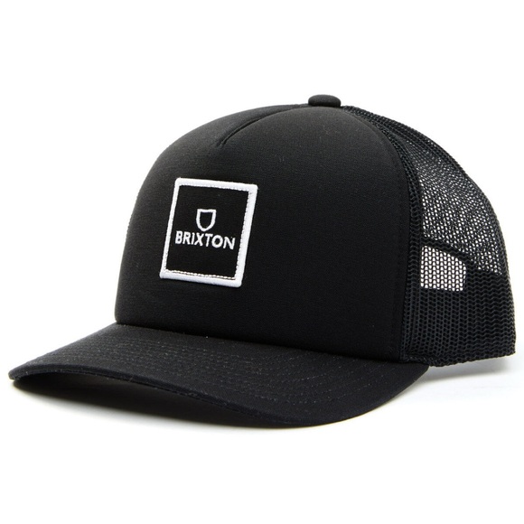 BRIXTON MEN'S ALPHA BLOCK LOGO PATCH CROSSOVER MP BALL CAP - Picture 1 of 7